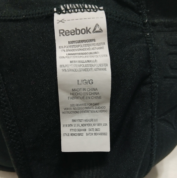 Reebok Women's Black Sports Bra‎ - Picture 9 of 9